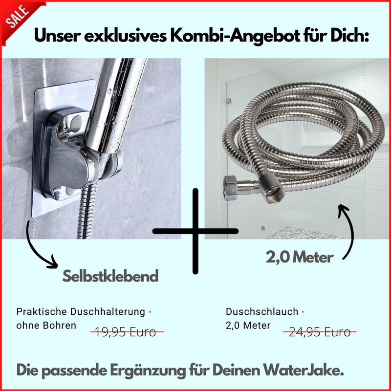 *HEUTE* (Bundle-Angebot) Duschschlauch + Selbstklebende Halterung